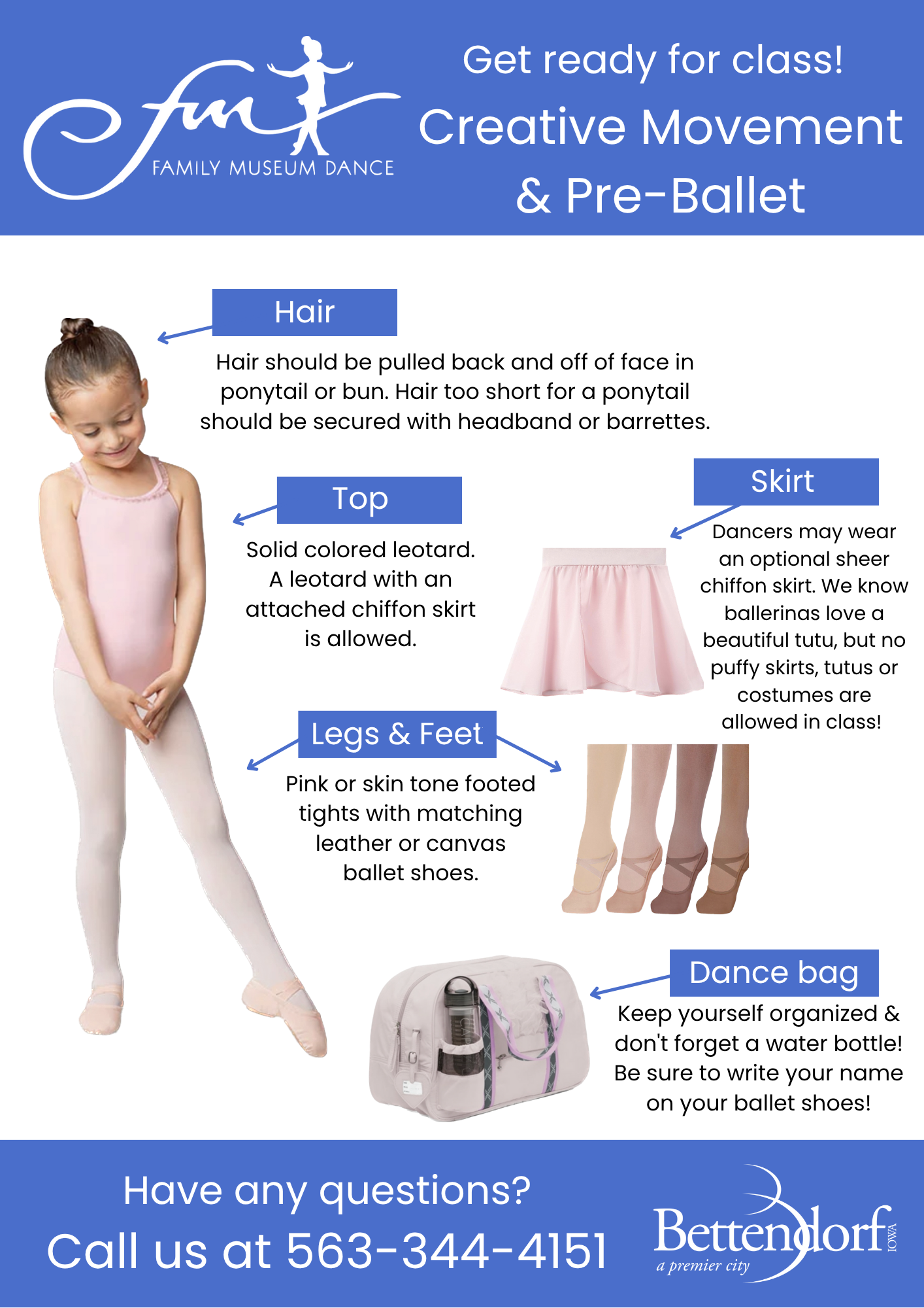 Creative movement preballet dress code 2025